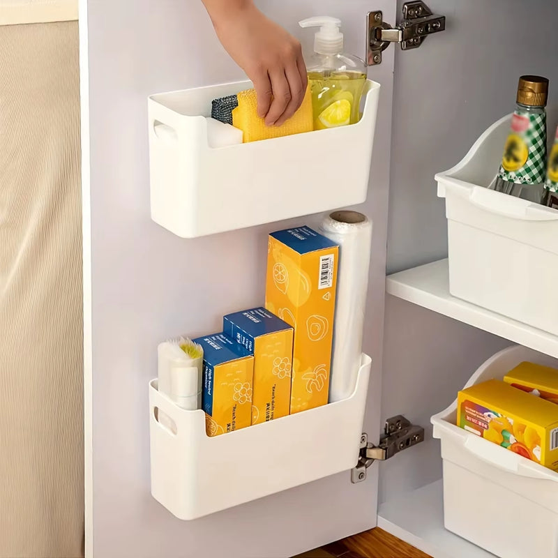 Load image into Gallery viewer, Multifunctional Plastic Kitchen Storage Organization Punch Free Wall-Mounted