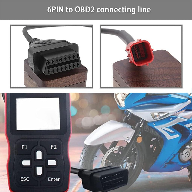 Load image into Gallery viewer, Diagnostic Cable Mini OBD 6 Pin Plastic Repair Tools Tool Accessories Equipment