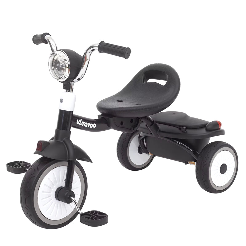 Load image into Gallery viewer, Baby Foldable Tricycle Trike with Pedals,Unique PU Wheels