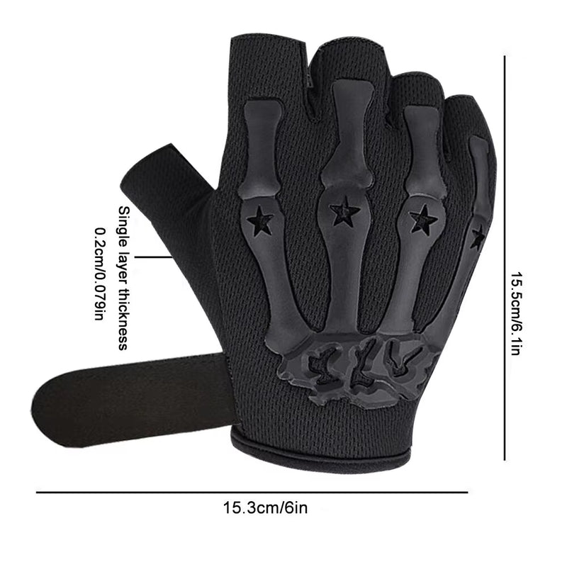 Load image into Gallery viewer, Tactical Riding Fingerless Gloves Non-Slip Half Finger Gloves for Motorcycle Cycling