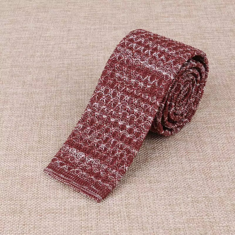 Load image into Gallery viewer, Brand New Men'S Knitted Fashion Tie Features Narrow Version Flat Head