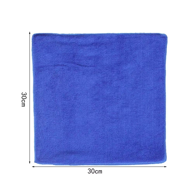 Load image into Gallery viewer, 1Pcs 30*30CM Blue Microfiber Car Cleaning Towels Kitchen Wash Auto Home Cleaning Wash Clean Cloth Superfinefiber