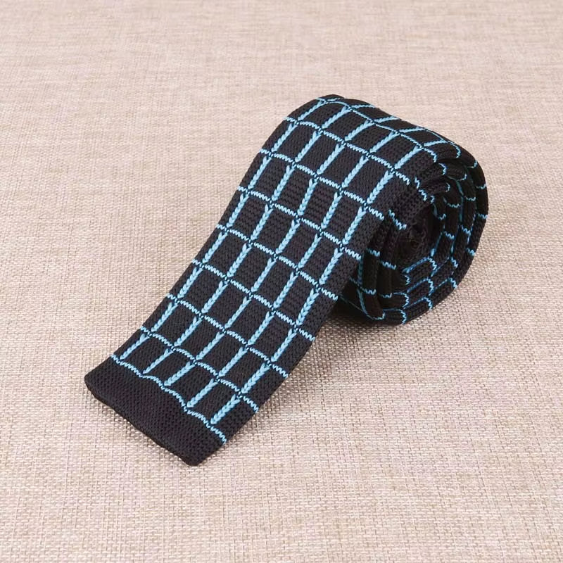 Load image into Gallery viewer, Brand New Men'S Knitted Fashion Tie Features Narrow Version Flat Head