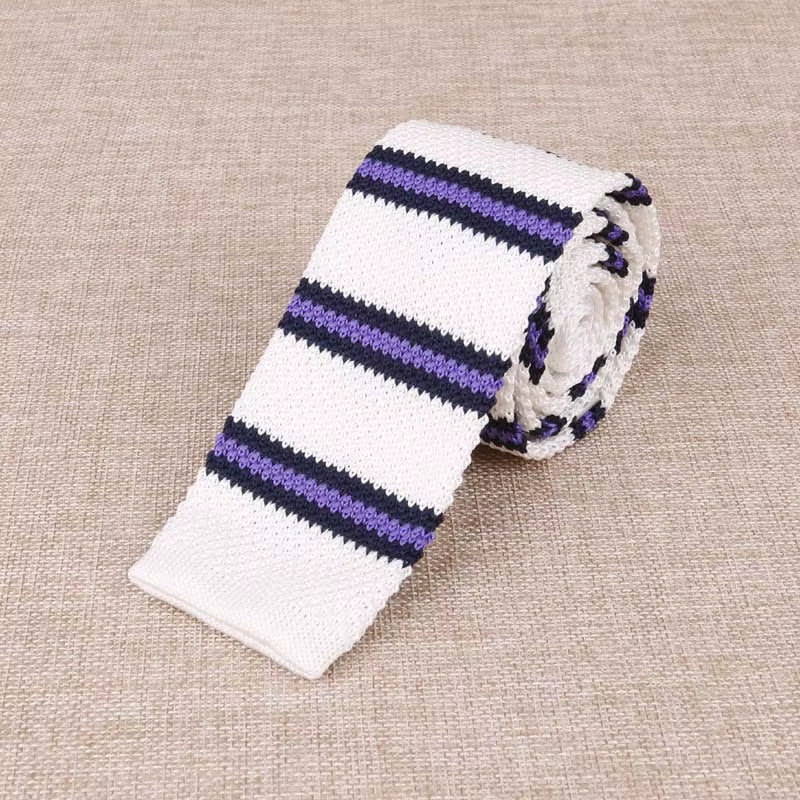 Load image into Gallery viewer, Brand New Men'S Knitted Fashion Tie Features Narrow Version Flat Head