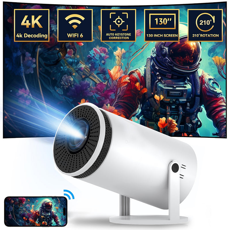 Load image into Gallery viewer, Home HD Projector Bluetooth Portable Mini 4K Mini Phone Y5S Home Theater Projector
