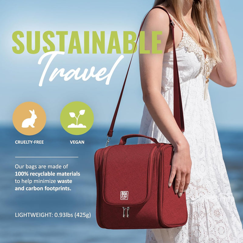 Load image into Gallery viewer, Extra Large Hanging Travel Toiletry Bag for Women & Men