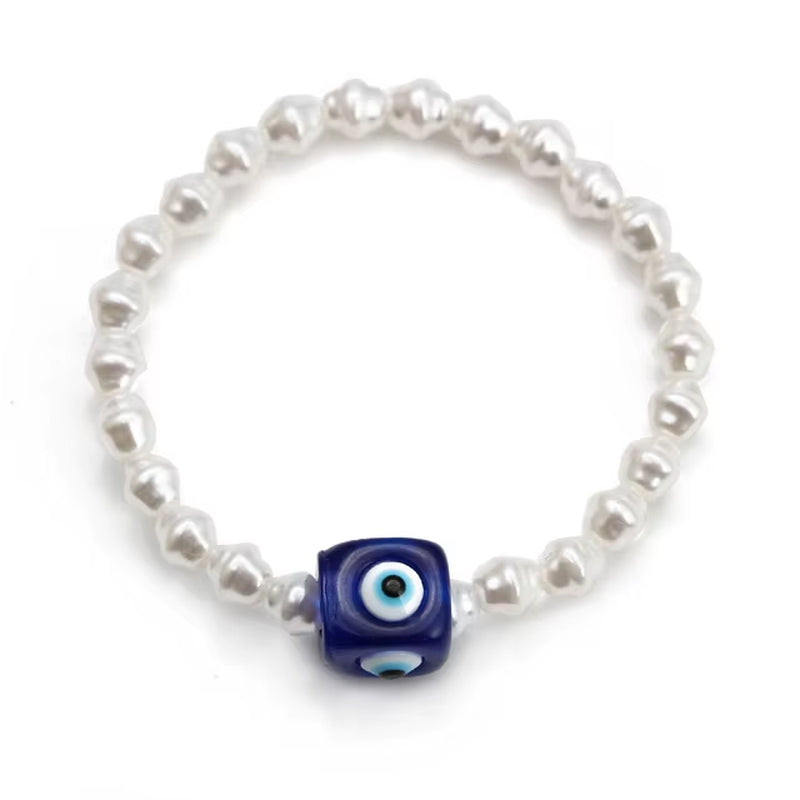 Load image into Gallery viewer, Fatima Hamsa Hand Bracelet Blue Evil Eye Charms Bracelets & Bangles