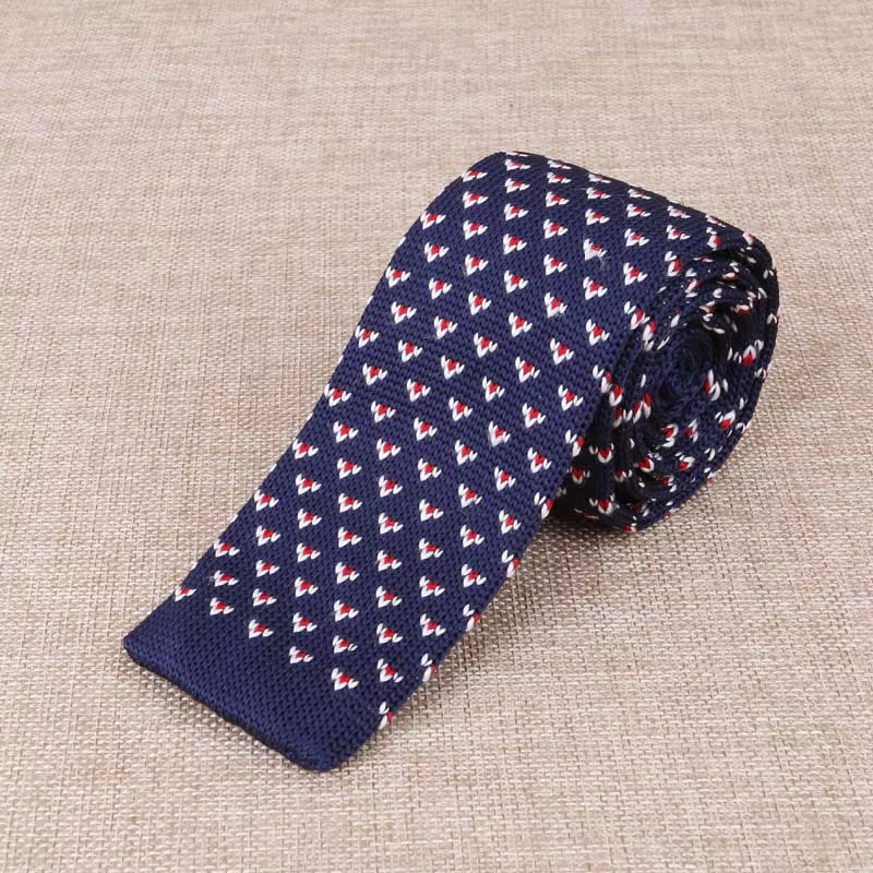 Load image into Gallery viewer, Brand New Men'S Knitted Fashion Tie Features Narrow Version Flat Head