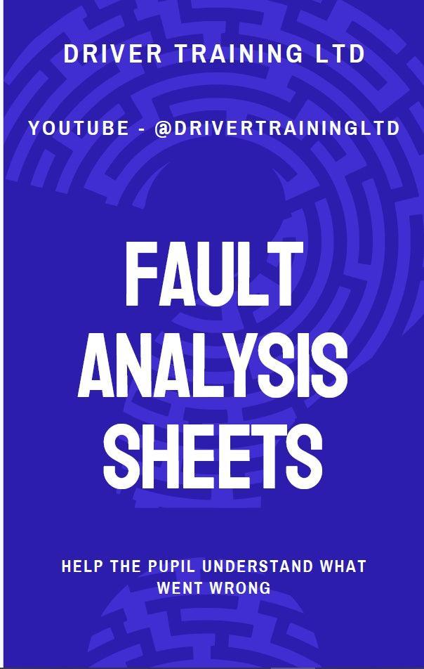 Load image into Gallery viewer, ADI Part 3 Fault Analysis worksheet -  ADI Part 3 Fault Analysis Worksheet for driving instructors with ADI Part 3 or ADI Standards Check,-Driver Training Ltd
Are you unsure of how to do FAULT ANALYSIS?
Do you want to Improve your Fault Analysis?
These adi part 3 fault analysis worksheets help you to get in the habit of correctly identifying the mistake and then getting an accurate analysis of it