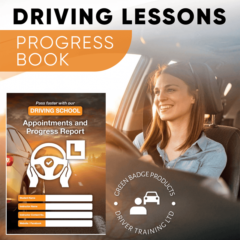 Load image into Gallery viewer, Driving Lessons Progress book for Driving Schools Driving Lessons Progress Book 10-Pack for Driving Schools - Convenient A5 Size,  Progress Cards, Progress Report & Appointment Card,