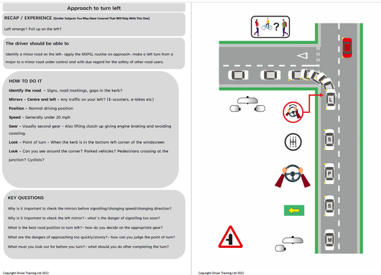 ADI Part 3 Turning, Emerging and Junctions Bite Size Lesson Plans