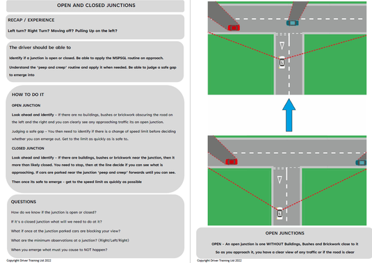 ADI Part 3 Turning, Emerging and Junctions Bite Size Lesson Plans