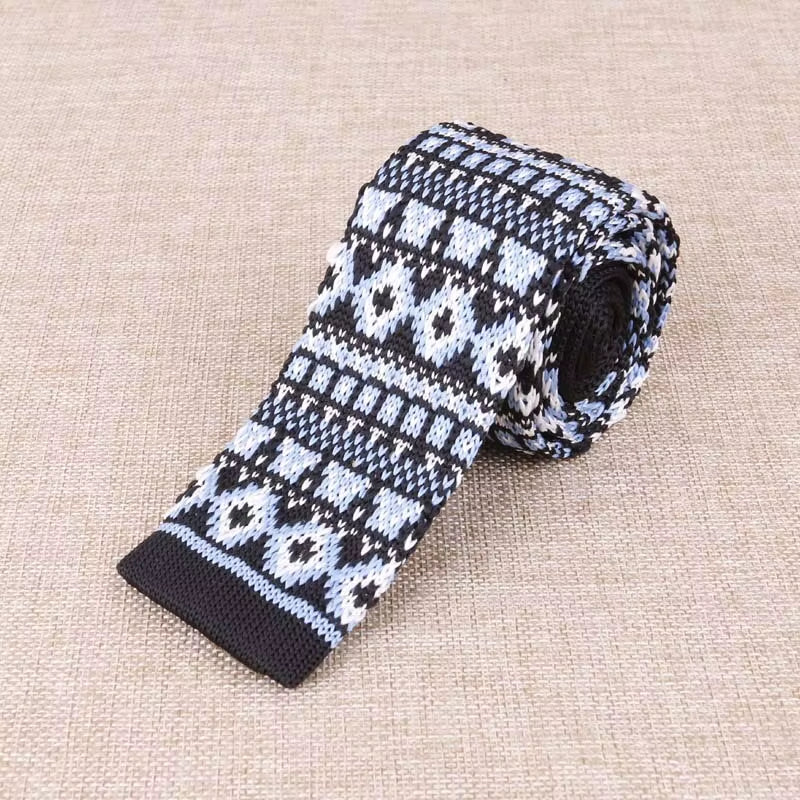 Load image into Gallery viewer, Brand New Men'S Knitted Fashion Tie Features Narrow Version Flat Head