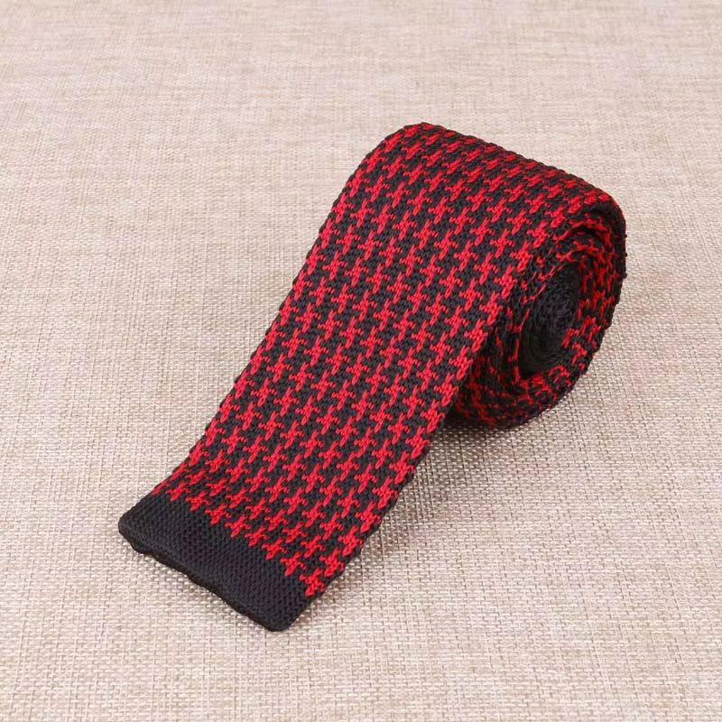 Load image into Gallery viewer, Brand New Men'S Knitted Fashion Tie Features Narrow Version Flat Head