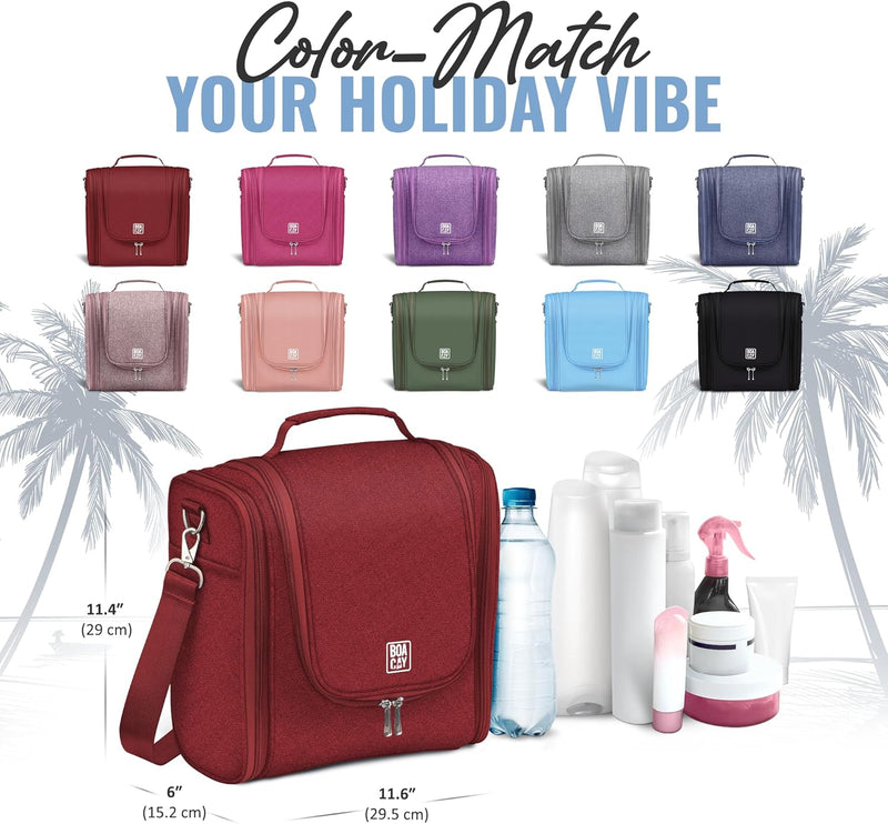 Load image into Gallery viewer, Extra Large Hanging Travel Toiletry Bag for Women & Men