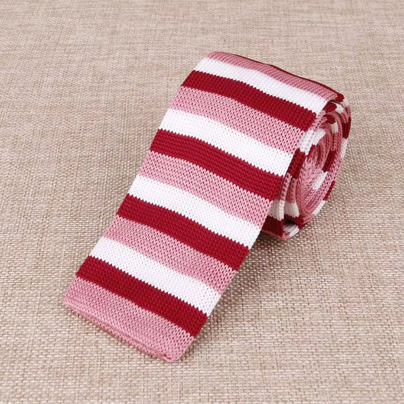 Load image into Gallery viewer, Brand New Men'S Knitted Fashion Tie Features Narrow Version Flat Head