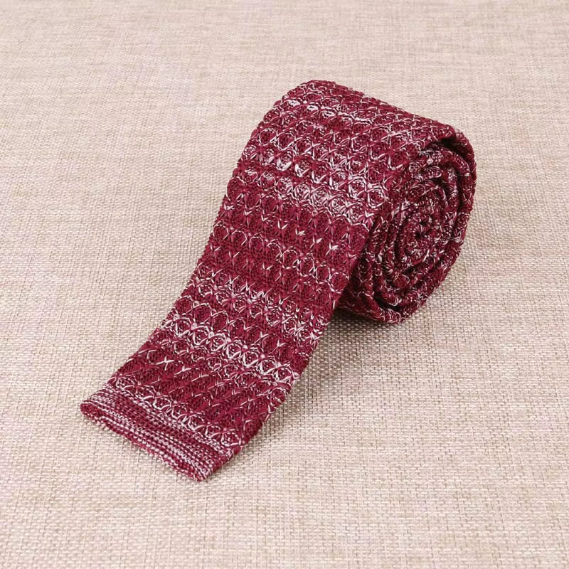 Load image into Gallery viewer, Brand New Men'S Knitted Fashion Tie Features Narrow Version Flat Head