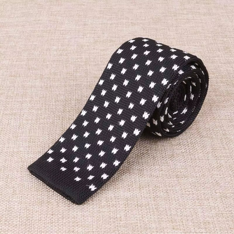 Load image into Gallery viewer, Brand New Men'S Knitted Fashion Tie Features Narrow Version Flat Head