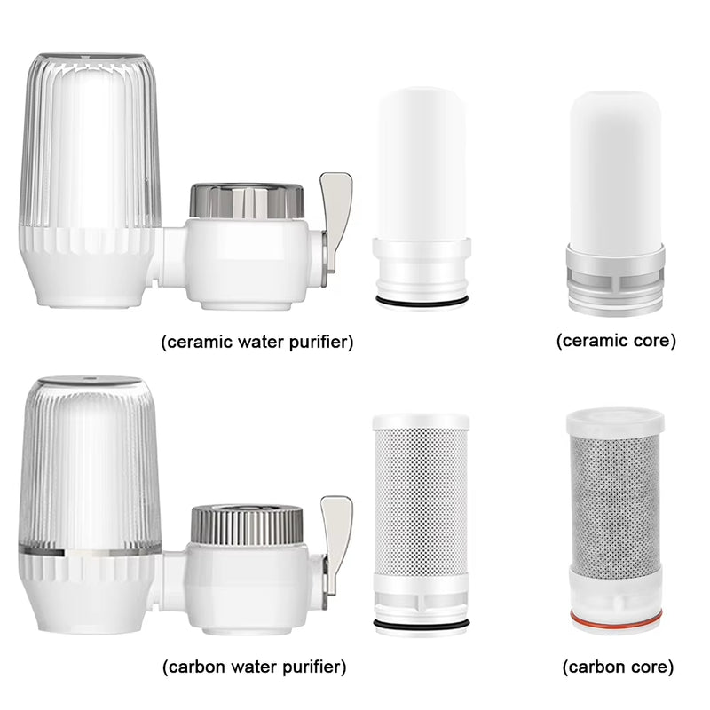Load image into Gallery viewer, Tap Water Purifier Washable Clean Kitchen Faucet Rust Bacteria Removal Ceramic Percolator Clean Kitchen Tap for Kitchen Bathroom