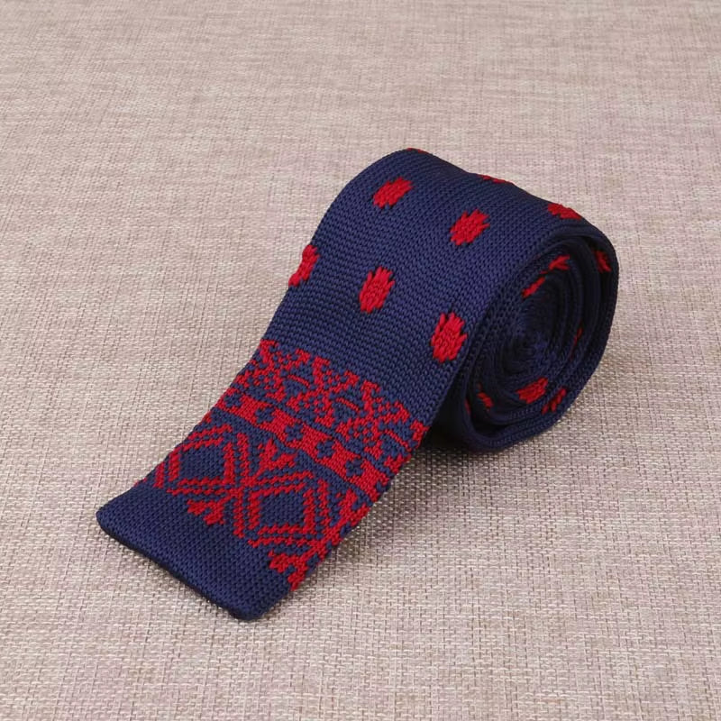 Load image into Gallery viewer, Brand New Men'S Knitted Fashion Tie Features Narrow Version Flat Head