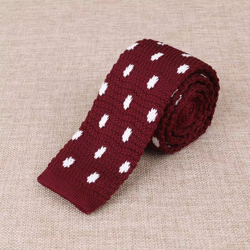 Load image into Gallery viewer, Brand New Men'S Knitted Fashion Tie Features Narrow Version Flat Head