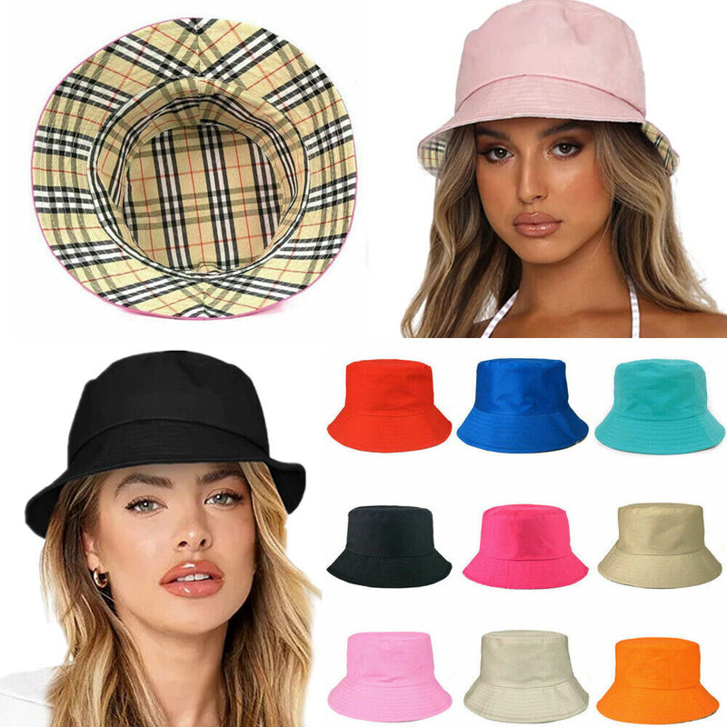 Load image into Gallery viewer, Bucket Hat for Women Men, Reversible Packable Summer Sun Hats Beach Fishing Caps