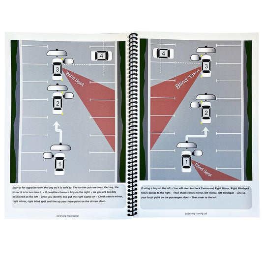 Driving Lessons Plan ADI Part 3 Manoeuvres including forward bay parking, Reverse bay parking, Parallel parking, Pulling up on the right and Emergency stop