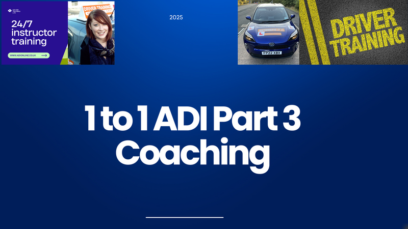 Load image into Gallery viewer, 24/7 ADI Part 3 Driving Instructor Training
