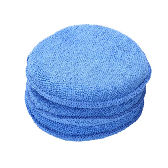 9 X Microfibre Foam Sponge Polish Wax Applicator Pads Car Home Cleaning