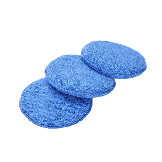 9 X Microfibre Foam Sponge Polish Wax Applicator Pads Car Home Cleaning