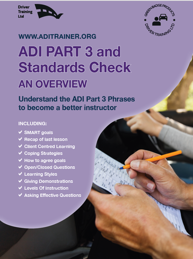ADI PART 3 SKILLS TO PASS PART 3 TEST – Driver Training Ltd