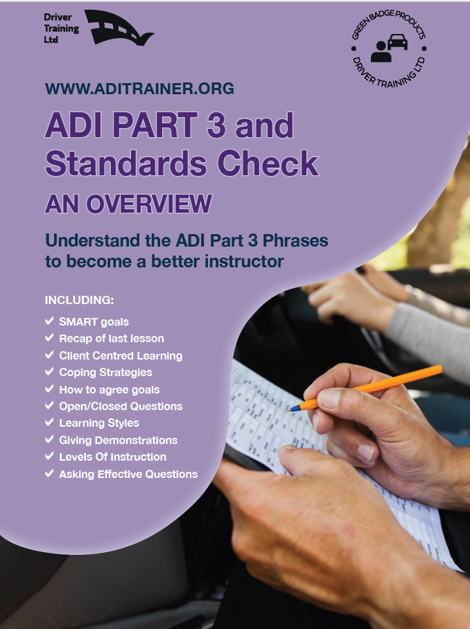 Load image into Gallery viewer, Your Ultimate Guide to ADI Part 3 Training Skills

Are you preparing to become an Approved Driving Instructor (ADI) in the UK? The ADI Part 3 test is a crucial step in your journey. This final stage assesses your ability to instruct, interact with learners, and meet the high standards set by the DVSA. At Driver Training Ltd, we specialise in providing comprehensive ADI Part 3 training that equips you with the skills and confidence to excel. Let’s dive into the skills you’ll master during our training progra
