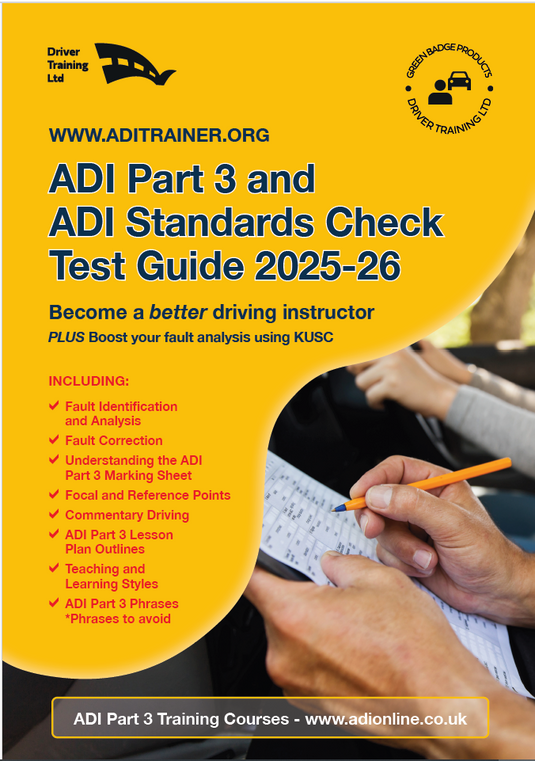 ADI Part 3 and ADI Standards Check Test Guide 2025/26 - Complete ADI Part 3 Standards Check Book.