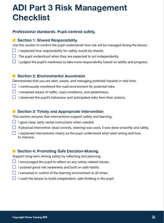 ADI Part 3 and ADI Standards Check Test Guide 2025/26 - Complete ADI Part 3 Standards Check Book.