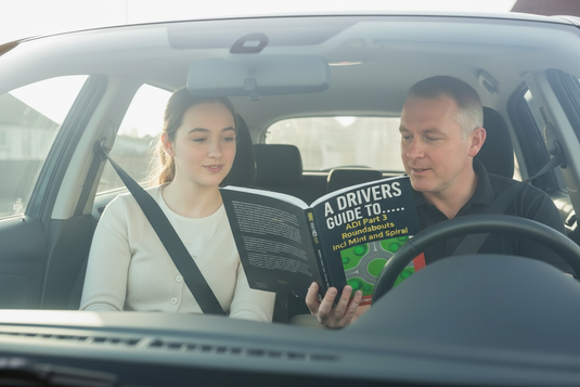 learner driver training uk, driving lesson briefings, junctions and roundabouts, hazard perception roundabouts, safe gap selection, teaching road positioning, client centred learning driving, driving instructor tools, driving instructor course materials, adi standards check preparation, driving instructor handbook support, teaching observation skills, road safety training uk, practical driving skills, instructor lesson structure, driving lesson worksheets, adi part 2 and part 3 support, driving education 
