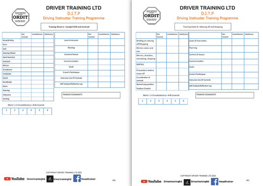 adi part 3 training schedule