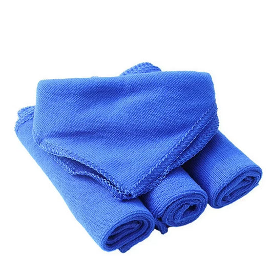 1Pcs 30*30CM Blue Microfiber Car Cleaning Towels Kitchen Wash Auto Home Cleaning Wash Clean Cloth Superfinefiber