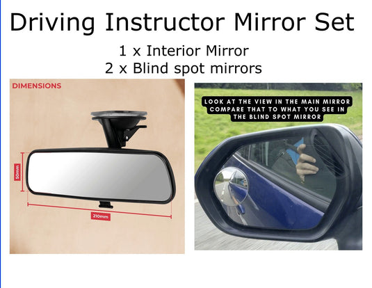 Driving Instructor Mirror Set