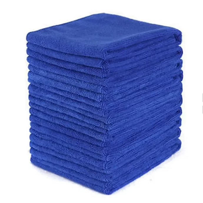 1Pcs 30*30CM Blue Microfiber Car Cleaning Towels Kitchen Wash Auto Home Cleaning Wash Clean Cloth Superfinefiber