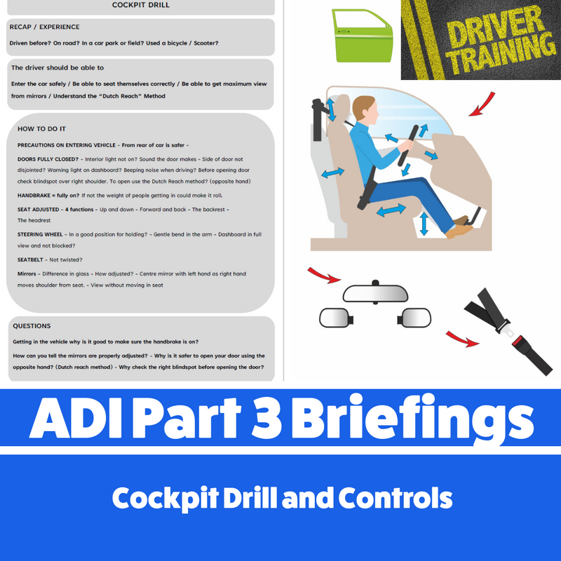 Load image into Gallery viewer, Why Focus on Briefings and Lesson Plans?

If you cant explain it to me – then how can you teach it me?

Before you can teach effectively, you need to be able to explain a topic clearly. Whether it’s the cockpit drill, tackling a complex roundabout, or handling dual carriageways, a well-prepared instructor is key to a learner&#39;s success. Briefings and lesson plans form the backbone of structured, professional driving instruction.
