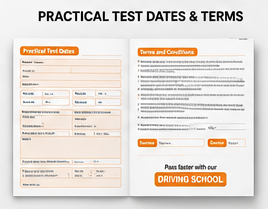 Driving Lessons Progress book for Driving Schools Driving Lessons Progress Book 10-Pack for Driving Schools - Convenient A5 Size, Progress Cards, Progress Report & Appointment Card,