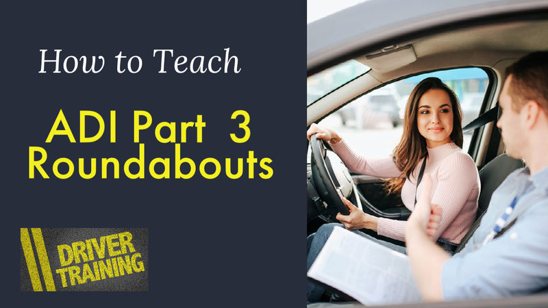 Load image into Gallery viewer, ADI Part 3 Driving Lesson Plan Diagrams Roundabouts
