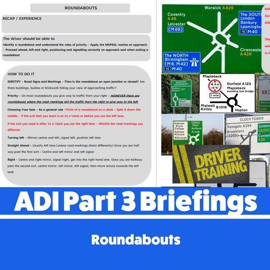 A trainee driving instructor reviewing ADI Part 3 training materials, including lesson plans and briefing strategies, under the guidance of ORDIT-certified trainers. Driver Training Ltd specializes in online ADI Part 3 and in-person courses, equipping candidates with the skills and knowledge to meet DVSA expectations