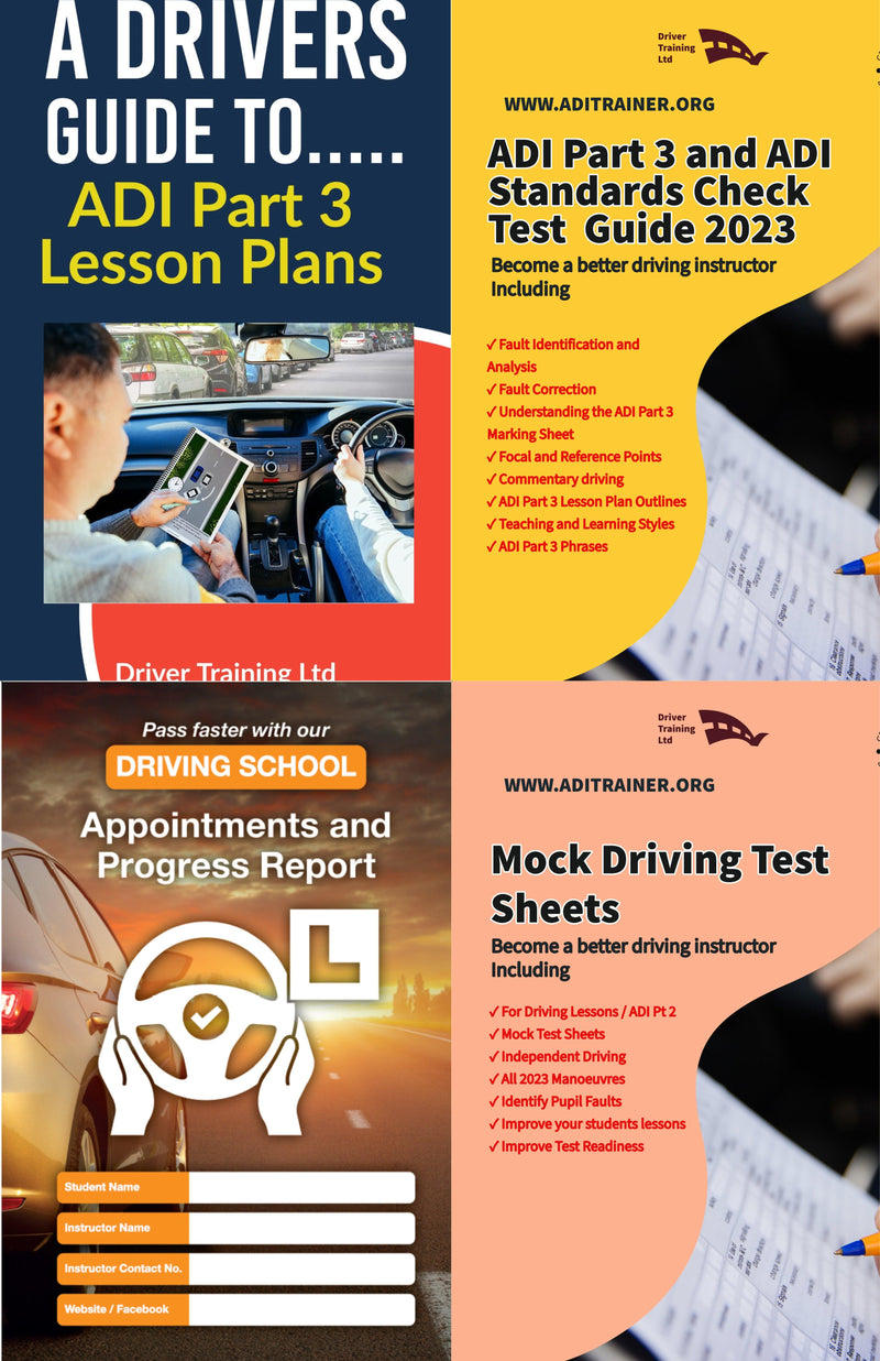 The pack of driving instructor books - 4 Books – Driver Training Ltd