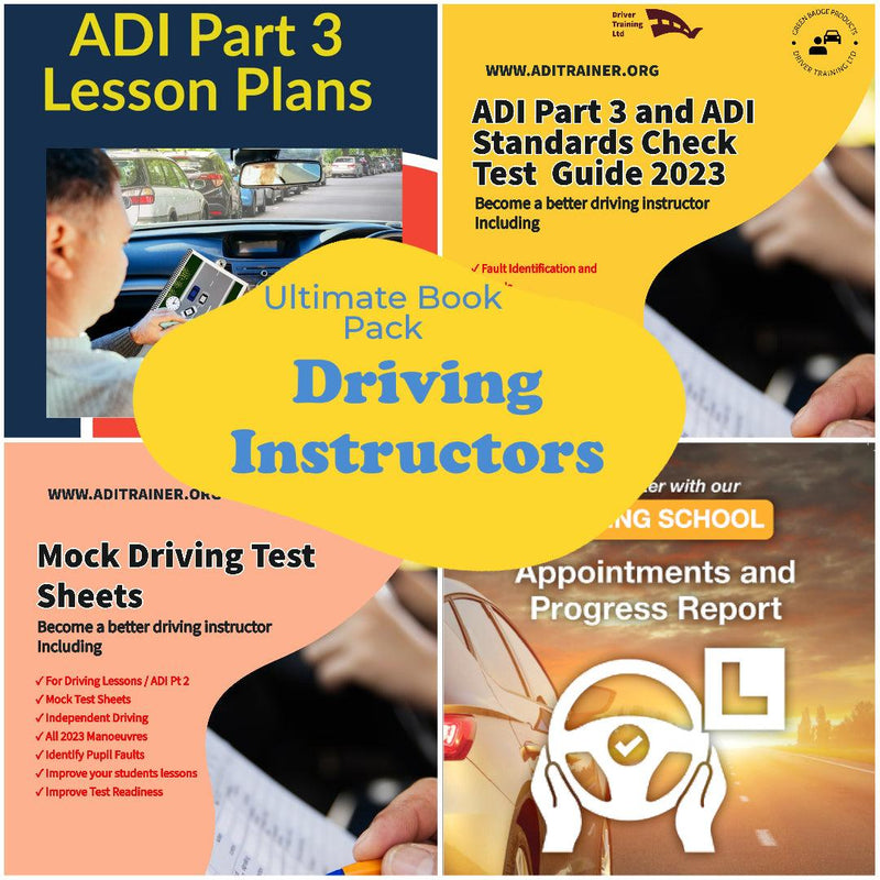 The pack of driving instructor books - 4 Books – Driver Training Ltd
