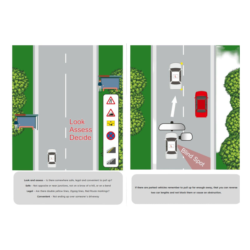 Load image into Gallery viewer, Driving Lessons Plan ADI Part 3 Manoeuvres including forward bay parking, Reverse bay parking, Parallel parking, Pulling up on the right and Emergency stop 
