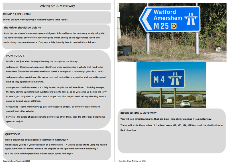 Load image into Gallery viewer, ADI Part 3 teaching driving on motorway uk
