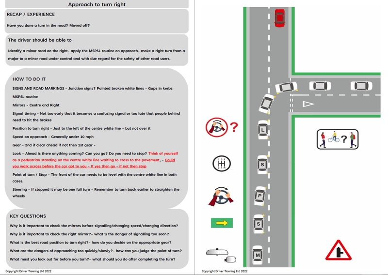 Load Image Into Gallery Viewer Driving Instructor Lesson Plan Diagram load-image-into-gallery-viewer-driving-instructor-lesson-plan-diagram
